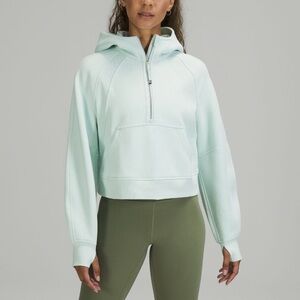 Lululemon Scuba Half Zip Delicate Mint M/L